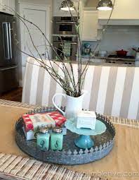 Seasonal Decor Updates Spring Kitchen Dining Room Table Centerpieces Farmhouse Table Centerpieces Kitchen Table Centerpiece