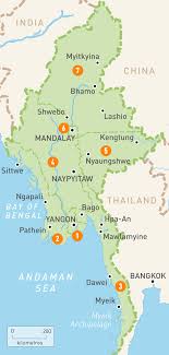 Myanmar is the largest country in mainland. Map Of Myanmar Myanmar Regions Rough Guides Rough Guides