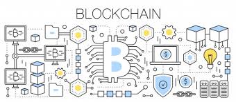 A cryptocurrency is a medium of exchange, such as the us dollar, but is digital and uses financial institutions are exploring how they could also use blockchain technology to upend everything from clearing and settlement to insurance. Premium Vector Bitcoin Cryptocurrency And Blockchain Technology Bitcoin Sign Connected To A Global Network Line Illustration