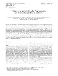 Photos of opening al haddad manufacturing sdn bhd. Pdf Influences Of Multiple Genetic Polymorphisms On Ovarian Cancer Risk In Malaysia