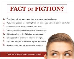 While this is a completely normal development that comes with age, there is a lot that goes into determining exactly what type of reading glasses will work best for you. Vision Reading Glasses Myths Top 8 Readers Com