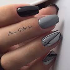 It looks good whether it's matte or glossy. Grey Nails Ideas The Best Images Bestartnails Com