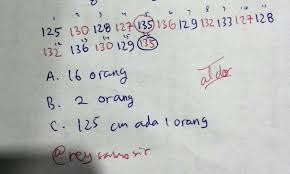 We did not find results for: Berikut Ini Data Tinggi Badan Siswa Kelas5 Dalam Cm 125 130 Brainly Co Id