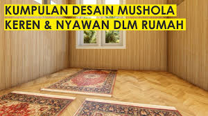 Desain rumah type 300 1 lantai 4 kamar tidur jasa desain. 10 Desain Mushola Minimalis Dalam Rumah Youtube