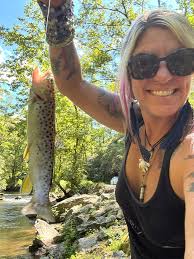 Black bear in the creek.