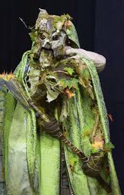 The green knight, as seen in lowery's enchanting arthurian dream, is an imposing tree of a man, with a wispy beard of twigs and a wooden mane whose movements rustle with the sound of bended. The Green Knight