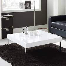 Maritza dark oak/white wash wood coffee table by furniture of america. High Gloss Square White Coffee Table Tiffany Range Furniture123