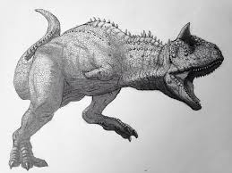 Rex and read on to find out how professional artists bring dinosaurs to life with their pictures. Carnotaurus Pencil And Ink Dinosaur Images Dinosaur Art Prehistoric Animals
