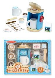 Wooden Brew Serve Coffee Set Coffee Set Toys For Girls Baby Girl Toys