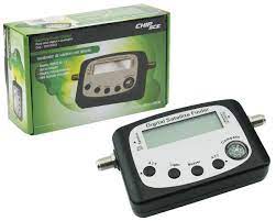 Use o localizador de satélite para encontrar qual a posição certa da sua antena e o grau correto do seu lnb. Localizador De Satelite Finder Digital 950 2150mhz Chipsce