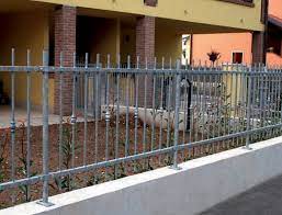 Pannello grigliato in ferro zincato recinzione. Recinzione Roma Metalstyle