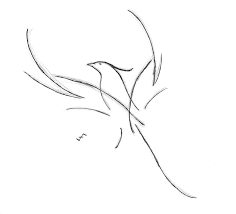 Aesthetic Minimalist Black And White Phoenix Tattoo Small Simple Phoenix Tattoo Simple Phoenix Tattoo Small Phoenix Tattoos Phoenix Tattoo