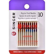 Singer 4790 Universal Regular Point Sewing Machine Needle Assorted Sizes 10 Count