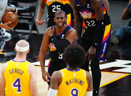 I remember covering my ears and coach was like, 'chris get back in the. Chris Paul Exits With Shoulder Injury As Suns Beat Lakers In Game 5