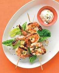 Orange And Thyme Grilled Shrimp Recipe Receta Comida Comida Bebida Comida Deliciosa