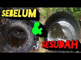 Kolam Ikan Cupang Dari Ban Mobil Bekas Youtube