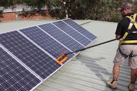 Try to clean your system in the morning or evening hours. Solar Panel Cleaning Window Cleaning