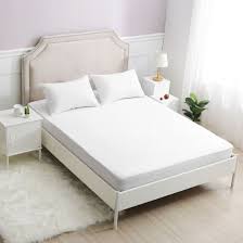 Duvet covers, sheets, pillows, comforters China Queen Size Terry Fabric With Tpu Waterproof Mattress Protector China Mattress Protector And Home Textile Price