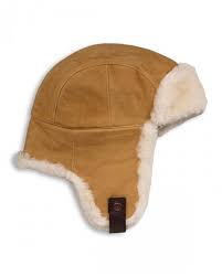 Ugg Shearling Fur Trapper Hat Chestnut Brown Women S Australia Headwear And Accessory Fur Hat Men Fur Trapper Hat Mens Earflap Hat