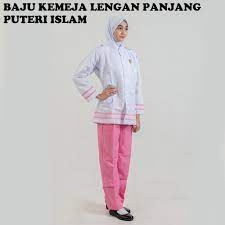 Hadapan taman selesa, 06700 pendang kedah darul aman. Baju Kemeja Lengan Panjang Puteri Islam Blouse Uniform Seragam Matari Baju Shj Shopee Malaysia