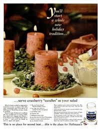 Whether it's for new year's eve or a birthday, it's sure to impress. Cranberry Mayonnaise Jello Salad Candles Bon Appetit