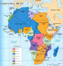 Britain obtained most of eastern africa, france most of northwestern africa. Map Of Africa Map Of Africa 1880 1914