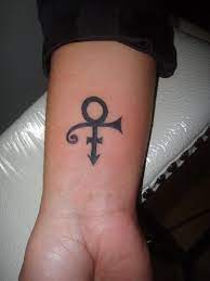 My Love Symbol Tattoo Just Finished Prince Number 2 Prince Tattoos Love Symbol Tattoos Prince Tattoo Purple