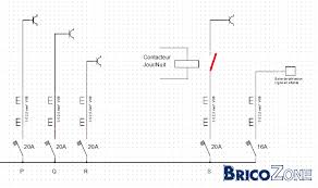 Contacteur Jour Nuit Schema Unifilaire