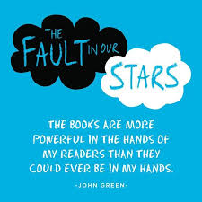 And This Is Why John Doesn T Talk About Anything He May Have Thought About After Finishing His Books Because We The Fault In Our Stars Words John Green Books
