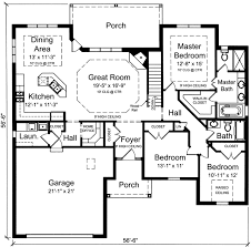 Ranch style homes have became popular with luxury, modern, rustic types. Plan 39190st One Level 3 Bedroom Home Plan One Level House Plans Craftsman Style House Plans One Level Homes