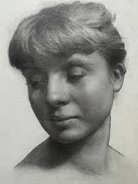 Graphite portrait of my old girl Bindee.