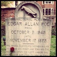 When He Was Born October 9 1849 Poe Edgar Allan Poe Headstones