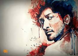 A portrait of Vidyut Jamwal Artwork By Arnab Jana