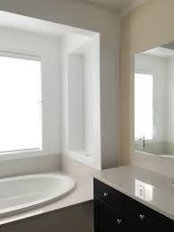 Once dried, you'll notice a slight, smooth shine. How I Chose My Bathroom Paint Color And Why I Hired A Painter Master Bathroom Update Painting Bathroom Bathroom Paint Colors