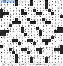 Rex Parker Does The Nyt Crossword Puzzle January 2021