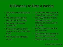 Barista Life On Instagram Reasons Why You Should Date Me Baristalife Barista Humor Starbucks Funny Barista