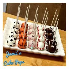 Sports Theme Baby Shower Cake Pops Baby Boy Shower Sports Sports Baby Shower Sports Baby Shower Theme