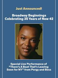 We're thrilled to announce the ✨performances✨ for the Broadway Beginnings:  Celebrating 35 Years of New 42 event — live Nov 11 at The 92nd Street Y,  New York. ✨ Mandy Gonzalez will