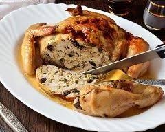 Chapon Confit Au Vin Jaune Et Aux Morilles Recette Recette Chapon Recettes De Cuisine Chapon Farci Au Foie Gras