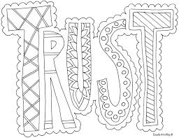 It is his divine will that young people come to faith in jesus christ and find salvation through the gospel and the work of the holy spirit to bring them to faith. Trust Coloring Pages