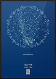 Custom star maps make the perfect gift for: Custom Star Map Gift Create Personalized Star Map Below The Stars