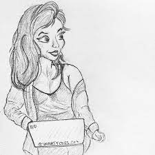 Codergirl Sketch With Some Inspiration From Riittagirl Photo Drawings Coder Girl Male Sketch
