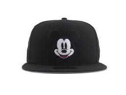 Mickey Mouse New Era 59fifty Fitted hats (Black Gray Under Brim) – ECAPCITY