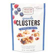 The subtle tartness of lemon is balanced with the sweetness of blueberries with a drizzle of . Amazon Com Creative Snacks Bountiful Berry Granola Clusters Great For Snacking Or Cereal 12 Ounce Bag