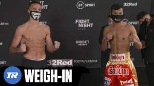 Josh taylor won the biggest boxing match of the year saturday when he knocked jose ramirez down twice en route to a decision win at a top rank event in las vegas. Josh Taylor Apinun Khongsong Make Weight Unified Title Fight Official Weigh In Youtube