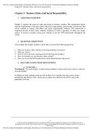 Pdf Chapter 2 Business Ethics And Social Responsibility Vkgc71 5fbpni Academia Edu