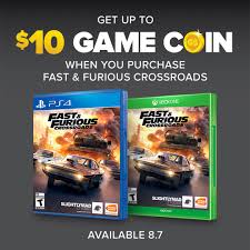 Einfach 2 spiele aus der eintauschliste abgeben! Gamestop More Speed Means More Games Purchase Fast And Furious Crossroads And Get 10 In Game Coin Towards Your Next Purchase Https Bddy Me 2cdfd9u Facebook