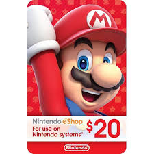 Nintendo Eshop Card 20 Usd Usa Account Nintendo Eshop Free Eshop Codes Gift Card Generator