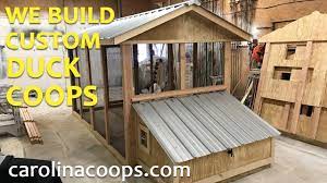 Duck house / chicken coop run expansion. The Duck Coop Carolina Coops Youtube
