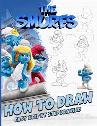 How To Draw The Smurfs: The 5 Minute Drawing Guide The Smurfs Relaxing:  Jou, Ishiwata: 9798736243723: Amazon.com: Books